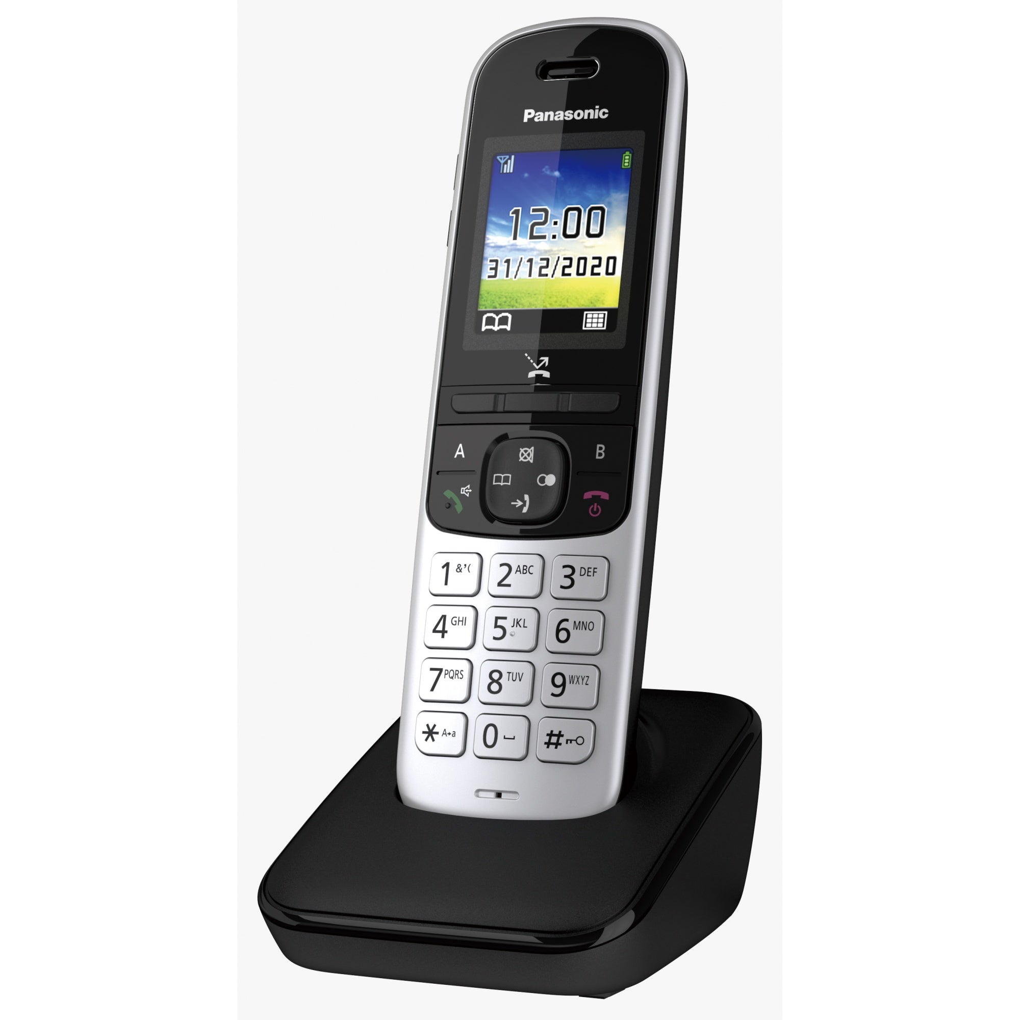 Panasonic Schnurlostelefon KX-TGH710GS - schwarz Panasonic Schnurlostelefon KX-TGH710GS - schwarz